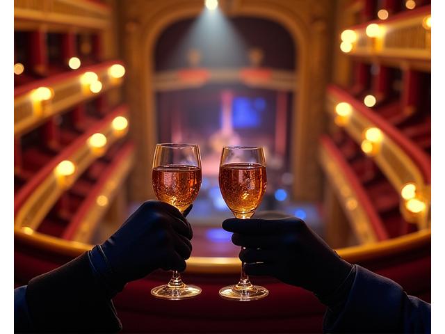 Loge VIP à l'Opéra Garnier pendant une représentation