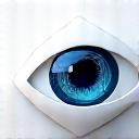Une icône d'un œil observant un graphique, symbolisant la surveillance de sécurité.