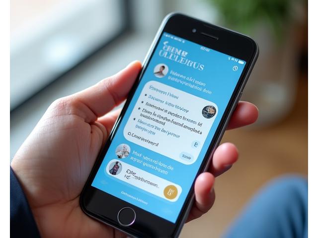 Une main tenant un smartphone affichant l'interface épurée de l'application mobile Chemin Étoile Voyages, mettant en avant un assistant IA conversationnel et un itinéraire dynamique.